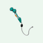 ClassicLine Hand-Augendusche mit zwei Brauseköpfen für Diagonalmontage / Laborzellen-Montage - Image 5