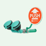 ClassicLine Sicherheits-Augendusche mit zwei Brauseköpfen 45° für Wandmontage