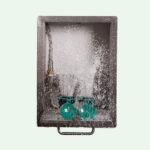 PremiumLine Sicherheits-Augendusche im Edelstahlgehäuse für Wandmontage Unterputz - Image 3