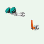 PremiumLine frostsichere selbstentleerende Augendusche Edelstahl, für Wandmontage – Bild 3