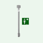 PremiumLine variabler Notduscharm, für Deckenmontage Unterputz - Image 2