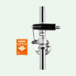 PremiumLine Notduschventil mit automatischer Entleerung für Wandmontage Aufputz - Image 3