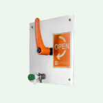 PremiumLine Notduschventil mit Entleerung für Wandmontage Unterputz