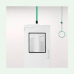 ClassicLine variable Körper-Notdusche für Über-Tür-Montage – Bild 4