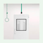 ClassicLine variable Körper-Notdusche für Über-Tür-Montage – Bild 3