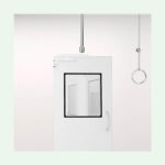 PremiumLine variable Körper-Notdusche für Über-Tür-Montage – Bild 4