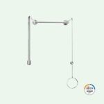 PremiumLine variable Körper-Notdusche für Über-Tür-Montage