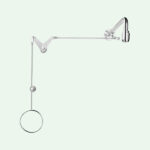 PremiumLine variable Körper-Notdusche mit Zugstangenumlenkung für Über-Tür-Montage – Bild 2