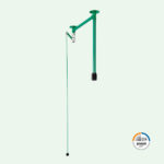 ClassicLine variable Körper-Notdusche für Deckeneinbau in abgehängten Decken