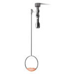 PremiumLine Adjustable Body safety shower for flush-mounted ceiling mounting